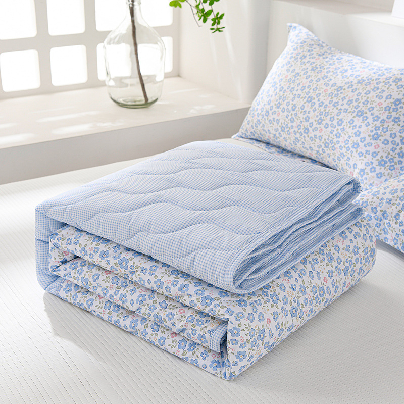 Cooling Blanket Hot Sleepers - 夏用冷却ブランケット 軽量通気性キルト 柔らかく肌に優しい掛け布団 熱がこもりやすい方に最適 シングル・ダブル掛け布団セット