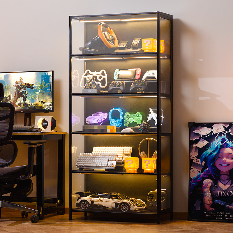 Storage & Organization - 多層透明収納キャビネット、防塵アクリルドア、靴コレクションキャビネット、製品展示キャビネット、ディスプレイラック