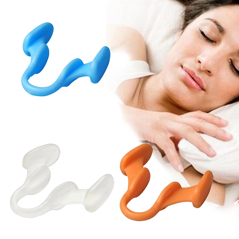 Anti Snore Contour Pillow - シリコン製いびき防止鼻拡張器 睡眠改善 シリコン製ノーズクリップ 睡眠補助器具 いびき防止グッズ B