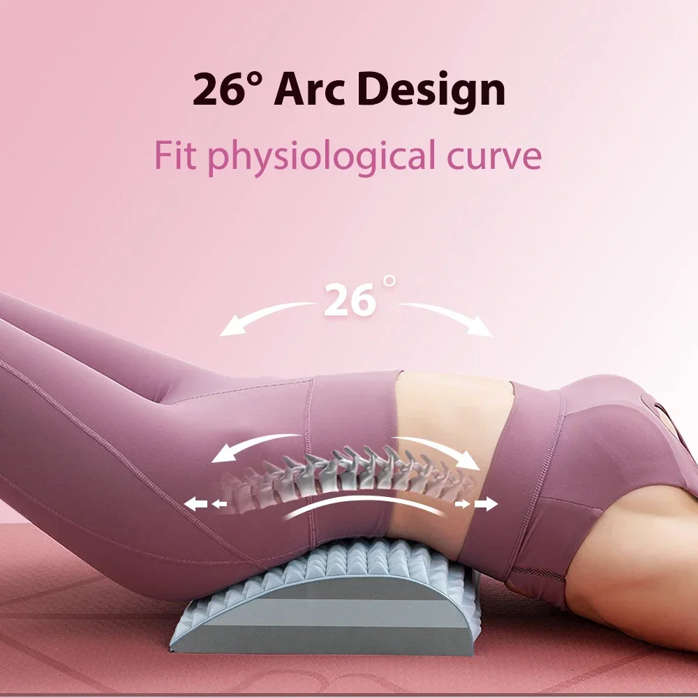 Memory Foam Orthopedic Pillow Neck Pain - 滑り止め整形外科腰椎サポート、ベルト椎間板ヘルニア、腰痛緩和用バックストレッチャー枕、坐骨神経痛緩和