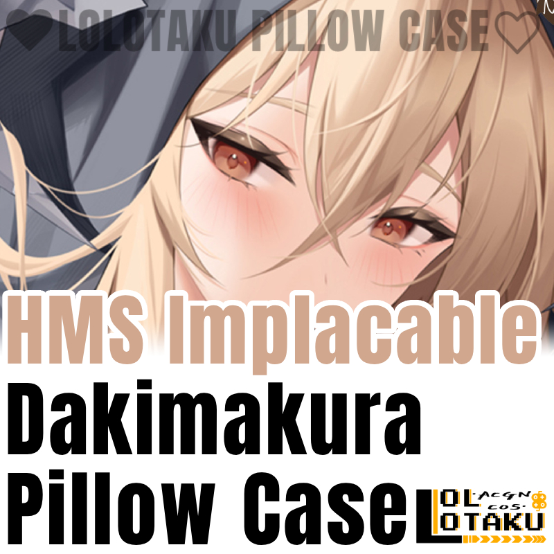 Bedding - HMS Implacable Dakimakura アズールレーン枕カバー 抱き枕カバー クッションカバー