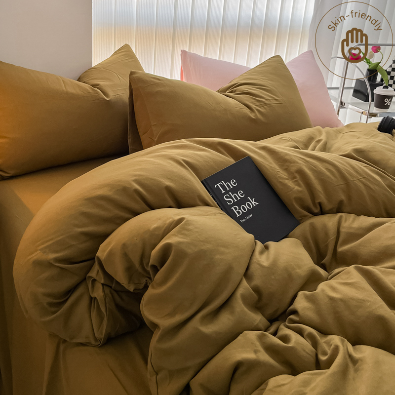 Duvet Cover Sets With Zipper - ジッパー付きの居心地の良い寝具セット、2つの枕カバー、無地、超ソフト、洗濯機で洗える、colorFast、1つの羽毛布団カバー、3個