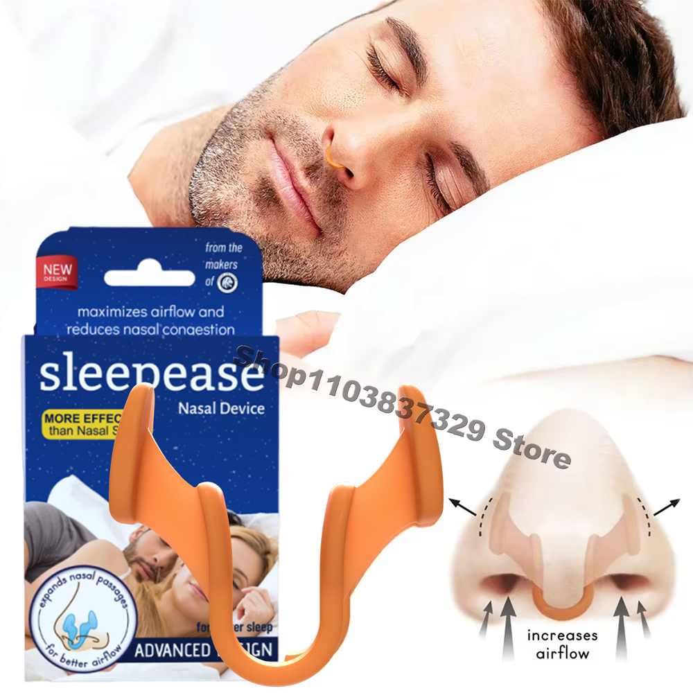 Anti Snore Contour Pillow - いびき防止鼻拡張器いびきを止めるシリコーンノーズクリップスポーツ簡単呼吸鼻クリップいびきを止める補助装置睡眠を改善