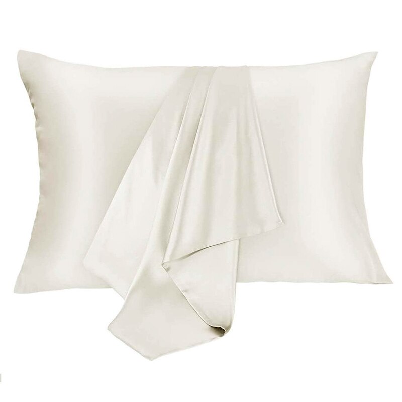Satin Silk Pillowcase Hair Skin - 枕カバーヘアスキンに優しいシミュレーションシルク枕カバーベッドルームオフィス用リビングルーム枕なし