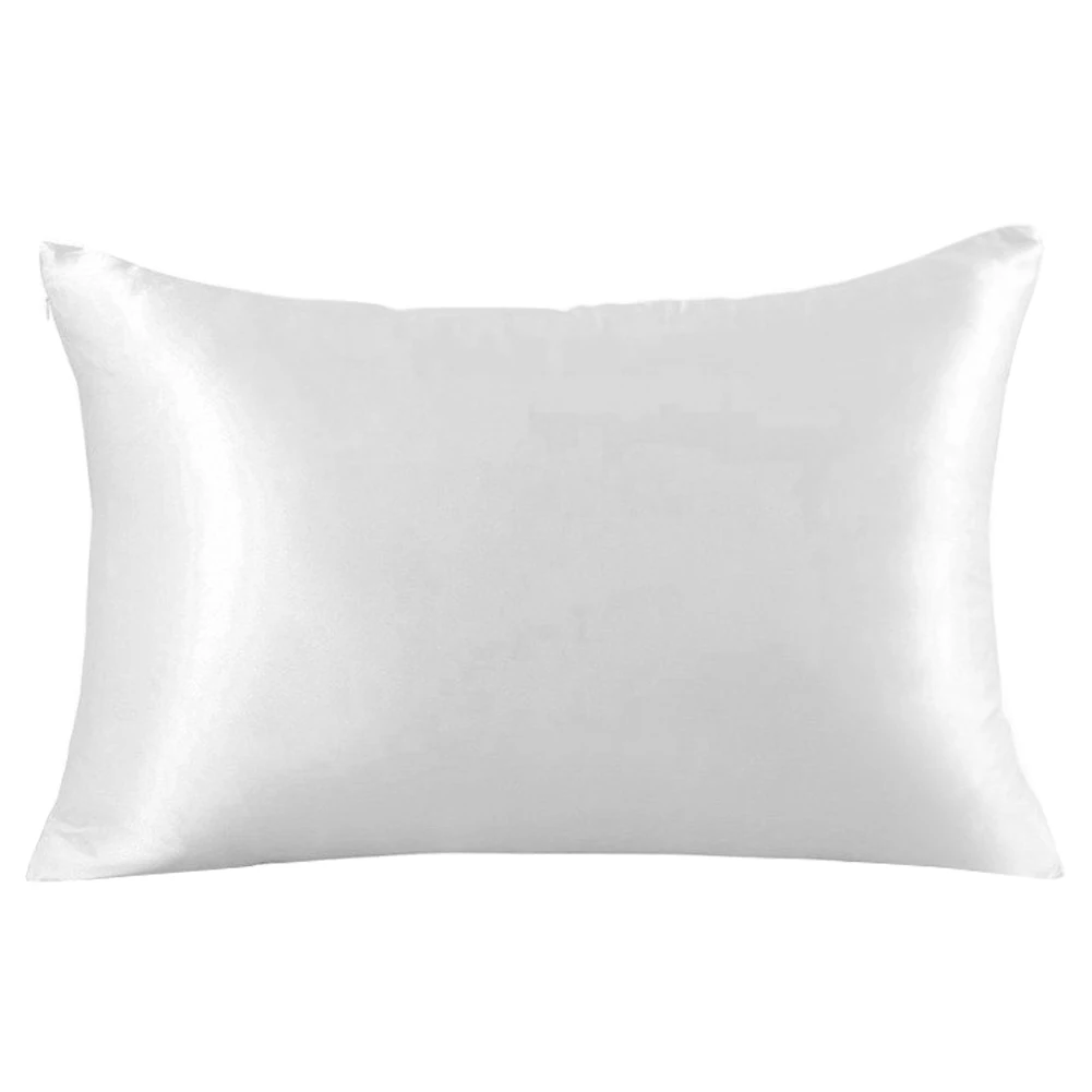 Satin Silk Pillowcase Hair Skin - 新しいシルクサテン枕カバー、髪と顔の皮膚のしわを防ぐために隠しジッパーアクセサリー 1 個