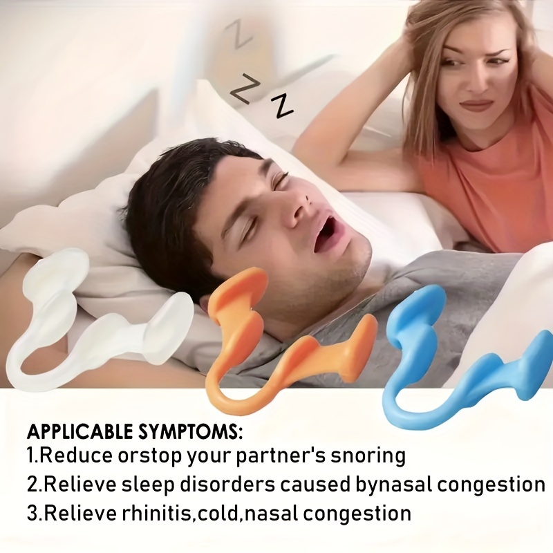 Anti Snore Contour Pillow - 2-10 個のシリコン睡眠補助鼻エキスパンダーは、酸素の流れを強化し、睡眠の質といびきを軽減します。鼻クリップデバイス