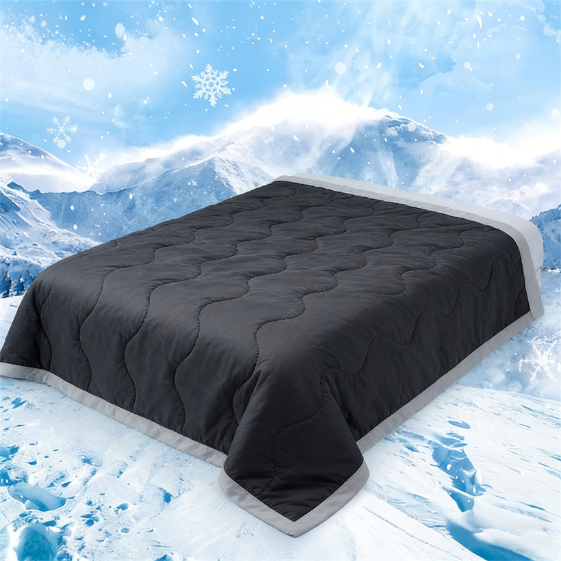 Cooling Blanket Hot Sleepers - ソフトクーリングブランケット 大判サイズ 熱吸収 アークチルクール3.0ファイバー Q-Max 暑がりな方用