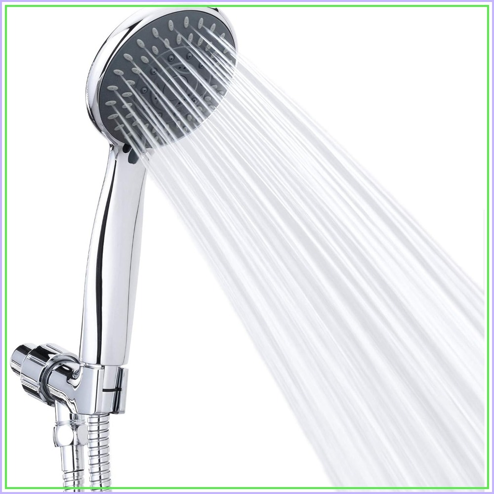 5段階設定の高圧ハンドヘルドシャワーヘッド、59インチのステ - High Pressure Shower Head Handheld のレビューと価格