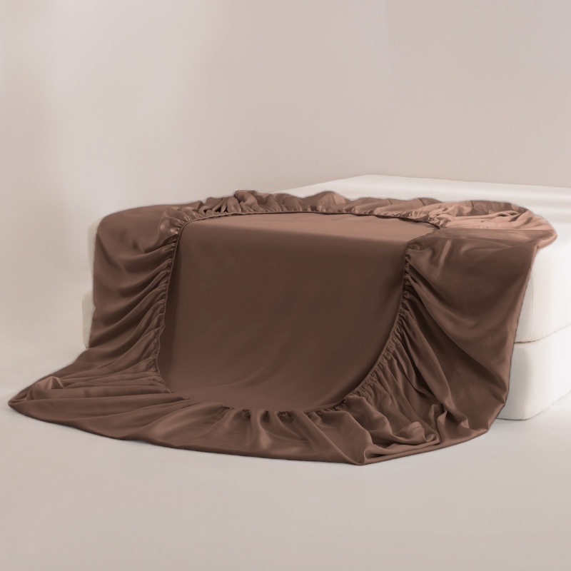 100%ユーカリリヨセル製シルクのような肌触りの冷却マットレ - Fitted Bed Sheets Deep Pocket のレビューと価格