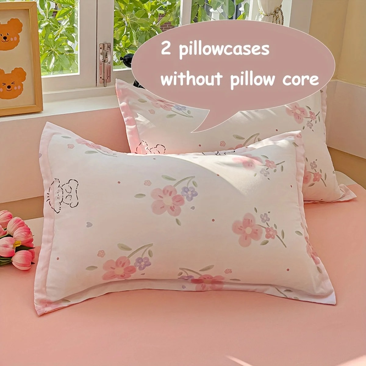 4点セット ソフト無地花柄植物プリントキルトカバーセット、羽 - Duvet Cover Sets With Zipper のレビューと価格
