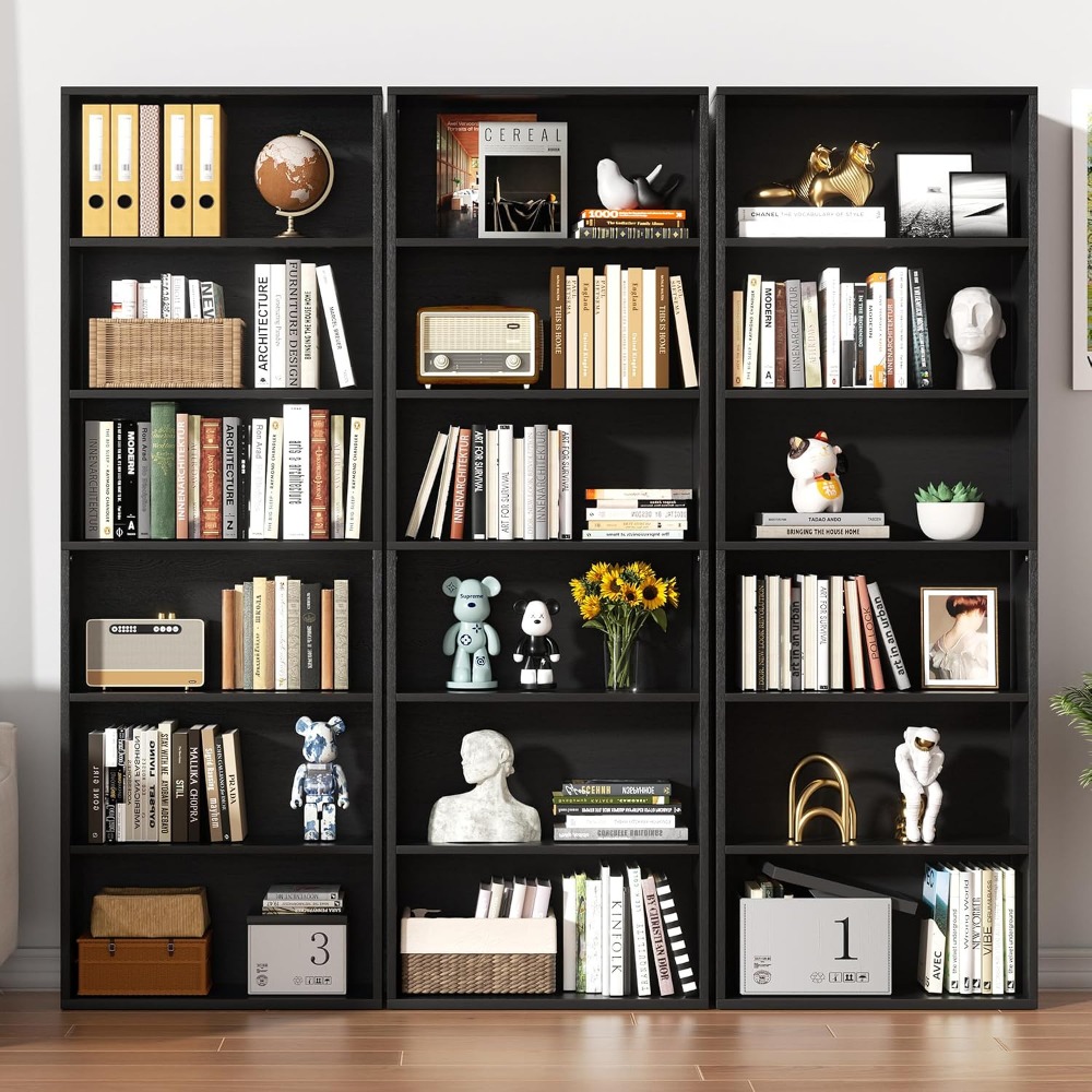 6段オープンブックケース、高さ70.6インチのディスプレイシ - Storage & Organization のレビューと価格