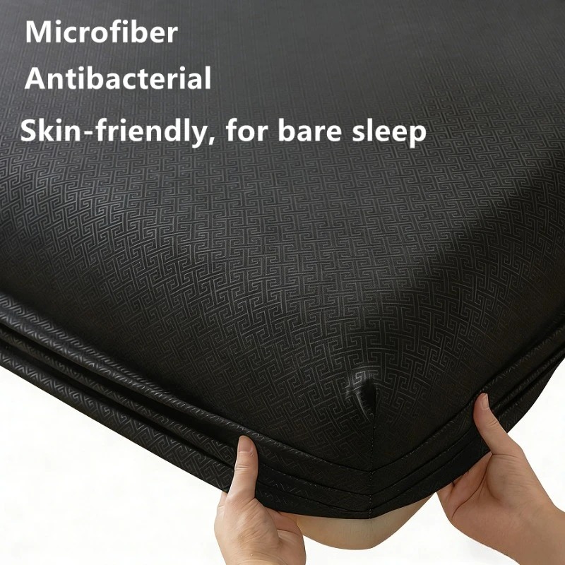 肌に優しい抗菌クイーンキングサイズマットレスプロテクター、柔 - Fitted Bed Sheets Deep Pocket のレビューと価格