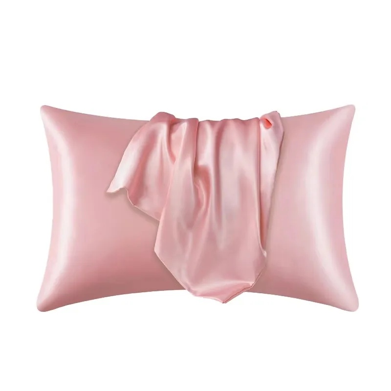 1/2枚入り サテンシルク枕カバー 髪と肌に優しい コーラル - Satin Silk Pillowcase Hair Skin のレビューと価格