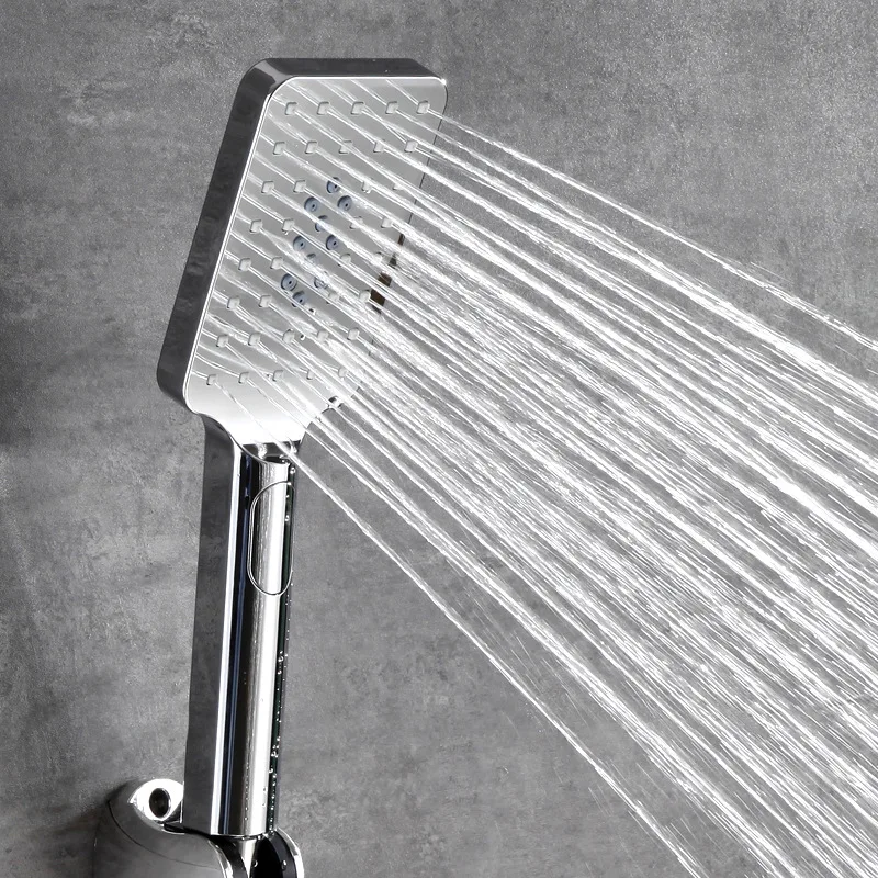 ワンボタンストップ機能付き高圧ハンドヘルドシャワーヘッド - - High Pressure Shower Head Handheld のレビューと価格