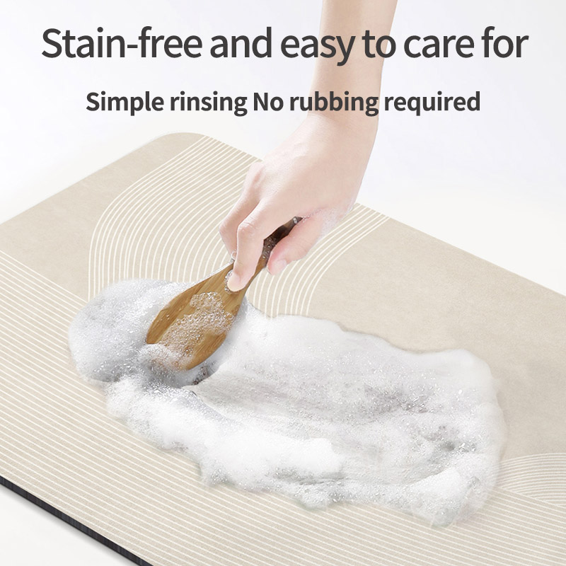 珪藻土吸収マット,速乾性バスマット,トイレマット,リビングル - Quick Dry Diatomite Bath Mat のレビューと価格