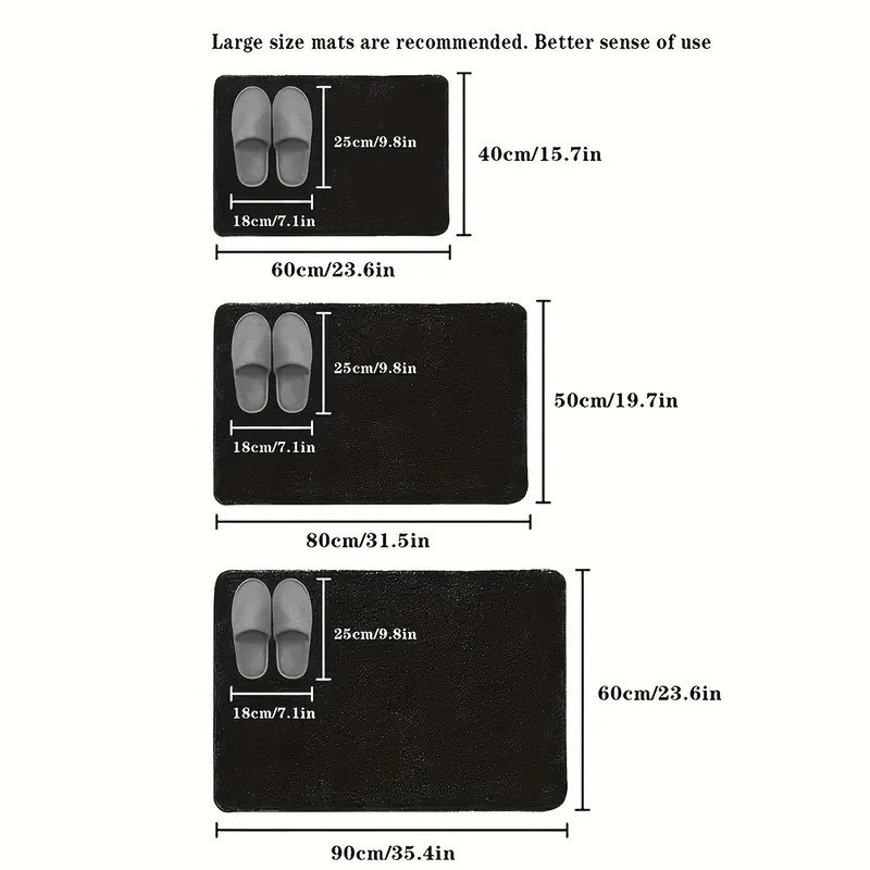 VIKAMA 珪藻土バスマット ソリッドカラー 速乾性 ソフ - Quick Dry Diatomite Bath Mat のレビューと価格