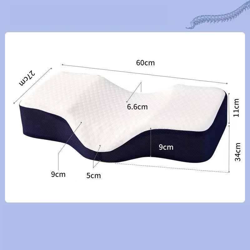 凹型整形外科マッサージ枕、頸椎用ソフト低反発メモリーフォーム - Memory Foam Orthopedic Pillow Neck Pain のレビューと価格