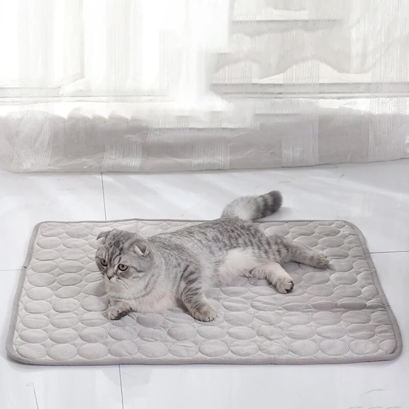 ペットアイスマット夏猫犬ソファ巣ベッド冷却スリーピングパッド - Cooling Blanket Hot Sleepers のレビューと価格