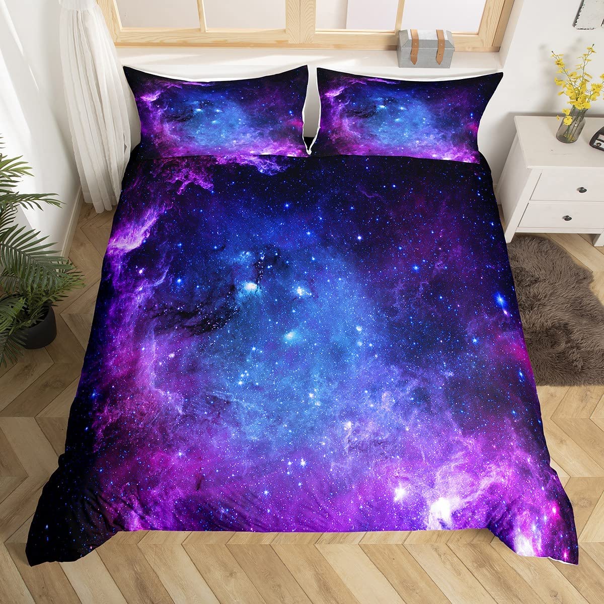 子供用掛け布団カバーセット,枕カバー付きコスモス掛け布団,ソ - Duvet Cover Sets With Zipper のレビューと価格