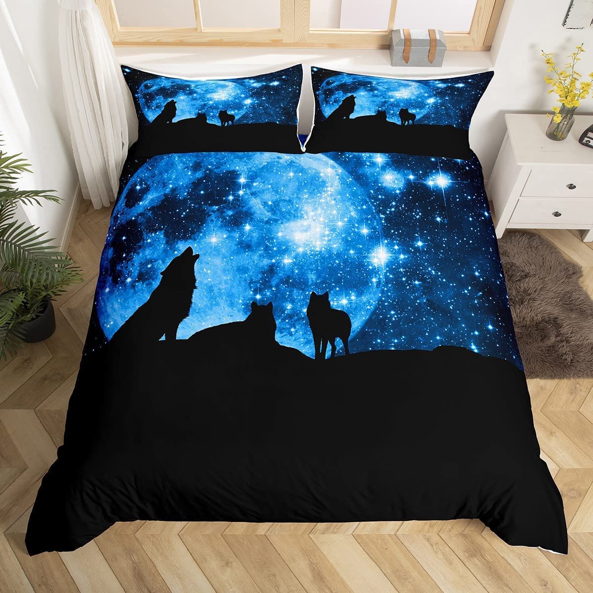 子供用掛け布団カバーセット,枕カバー付きコスモス掛け布団,ソ - Duvet Cover Sets With Zipper のレビューと価格