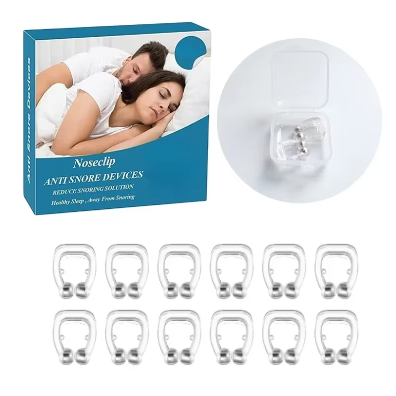 1/2/4個入り シリコン製 磁気式 いびき防止ノーズクリッ - Anti Snore Contour Pillow のレビューと価格