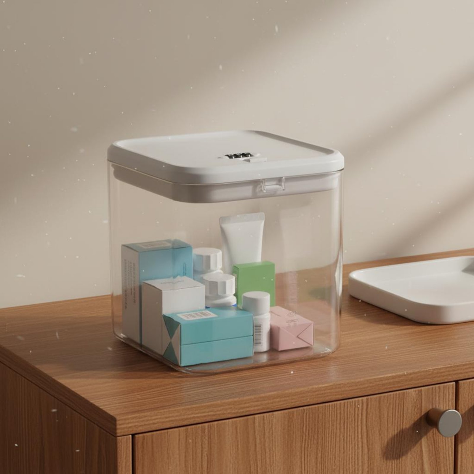 透明なロック可能なボックス 多用途のロック可能な収納ボックス - Kitchen のレビューと価格