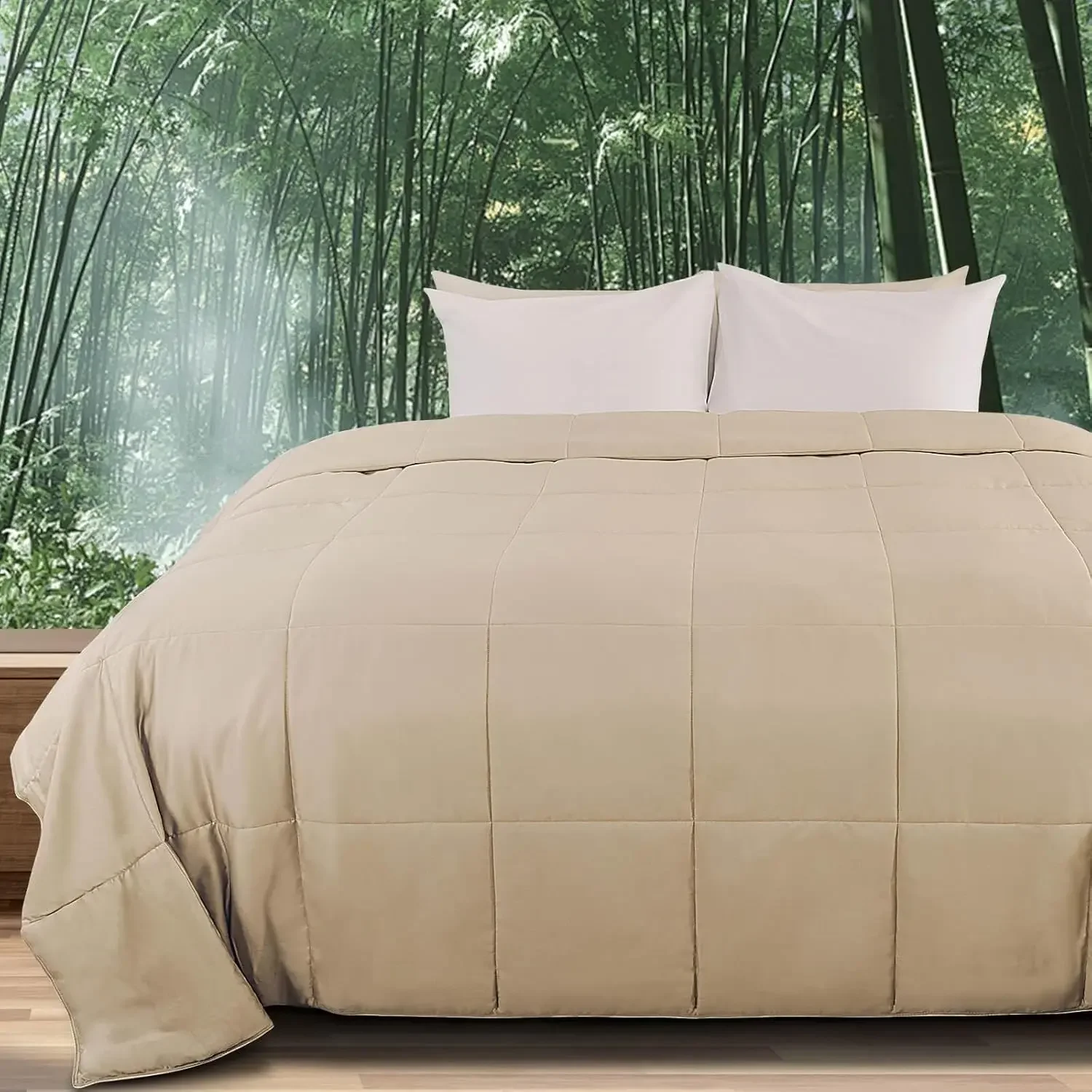 竹ビスコース製キングサイズ冷却軽量羽毛布団、オーガニック天然 - Cooling Blanket Hot Sleepers のレビューと価格