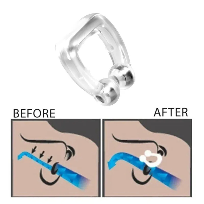 1/2/3/4/5/6個入り いびき防止器具 シリコン製磁気 - Anti Snore Contour Pillow のレビューと価格