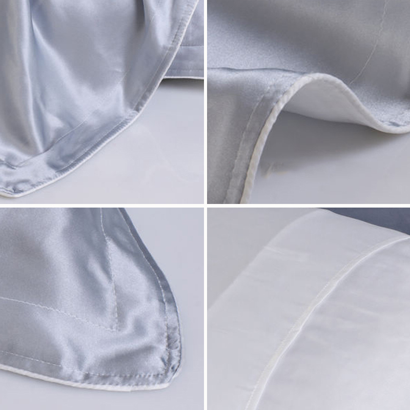 サテンの枕カバー,ジッパーなしのシルクモノクロカバー,片面ク - Satin Silk Pillowcase Hair Skin のレビューと価格