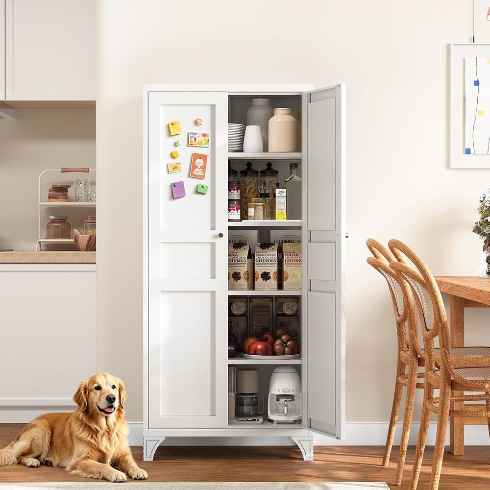 金属製収納キャビネット（2ドア、4段調節可能棚付き）- 61 - Kitchen のレビューと価格