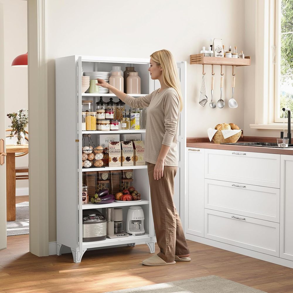 金属製収納キャビネット（2ドア、4段調節可能棚付き）- 61 - Kitchen のレビューと価格