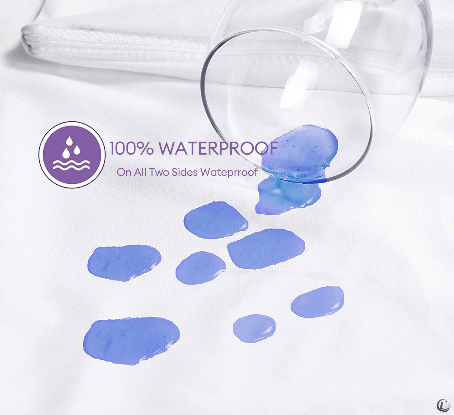 ベビーベッド用マットレスプロテクター1枚、滑らかで防水性のあ - Waterproof Mattress Protector Breathable のレビューと価格