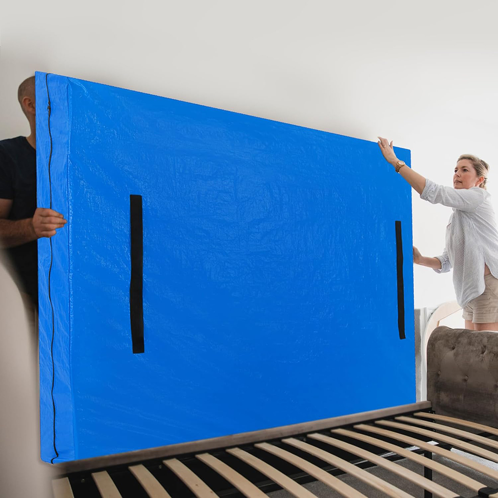 移動や保管用のマットレスバッグ、頑丈なタープ素材の再利用可能 - Waterproof Mattress Protector Breathable のレビューと価格