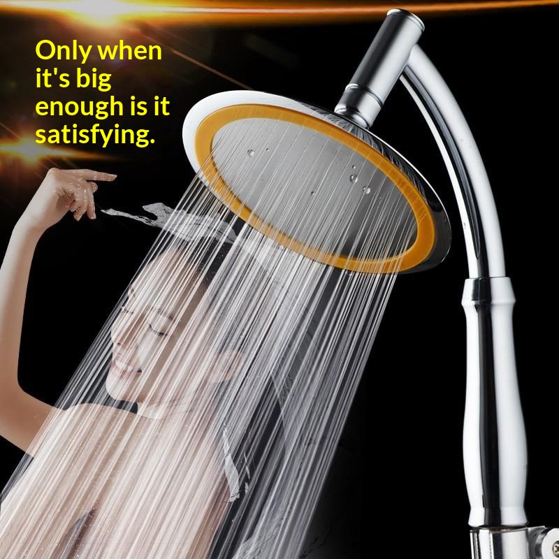 6インチ高圧360度回転大型丸型レインフォールハンドヘルドバ - High Pressure Shower Head Handheld のレビューと価格