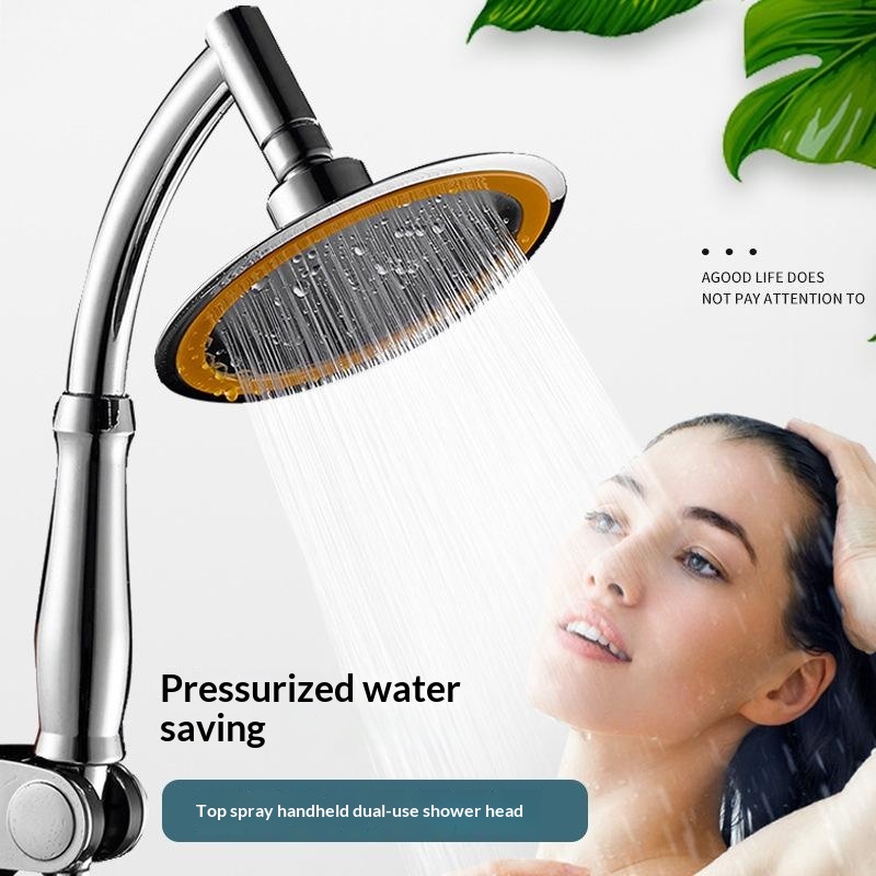 6インチ高圧360度回転大型丸型レインフォールハンドヘルドバ - High Pressure Shower Head Handheld のレビューと価格