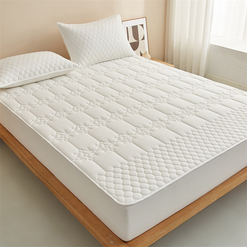 キルト加工の防水マットレスプロテクター、コットン製のフィット - Fitted Bed Sheets Deep Pocket のレビューと価格