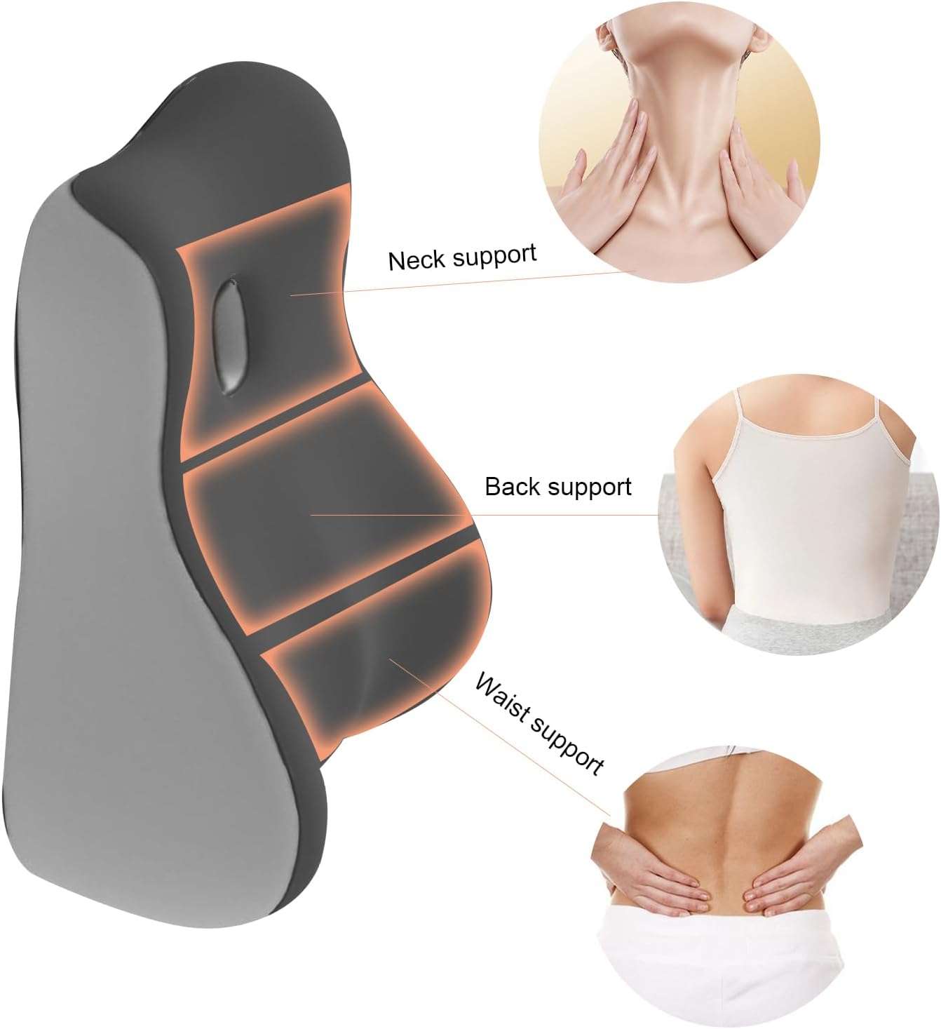 カップル用インティマシーサポートウェッジ枕、メモリーフォーム - Memory Foam Orthopedic Pillow Neck Pain のレビューと価格