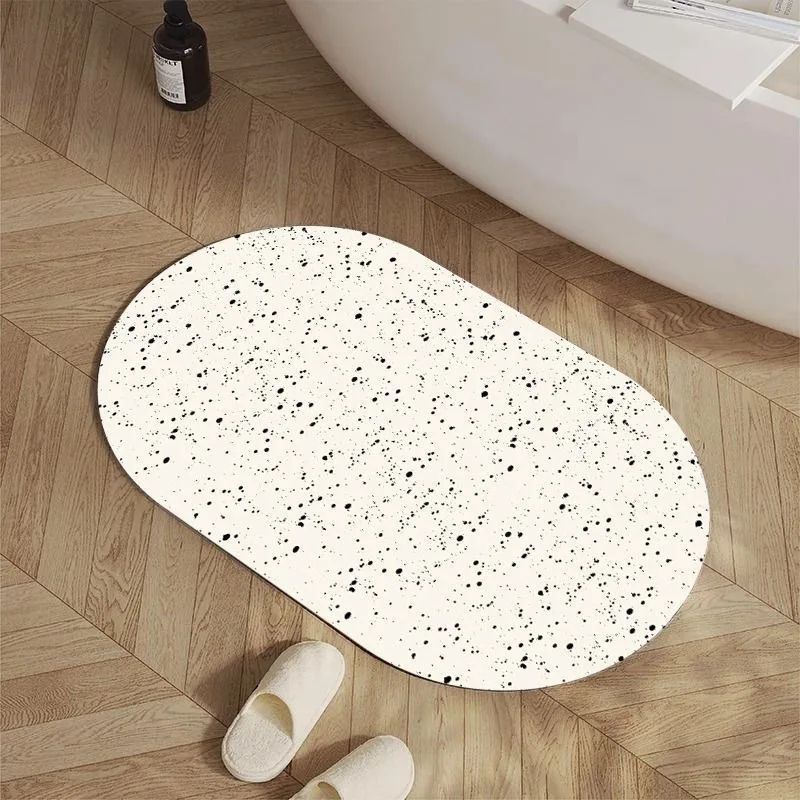 VIKAMA珪藻土滑り止め吸水速乾バスマット（浴室ドア用） - Quick Dry Diatomite Bath Mat のレビューと価格