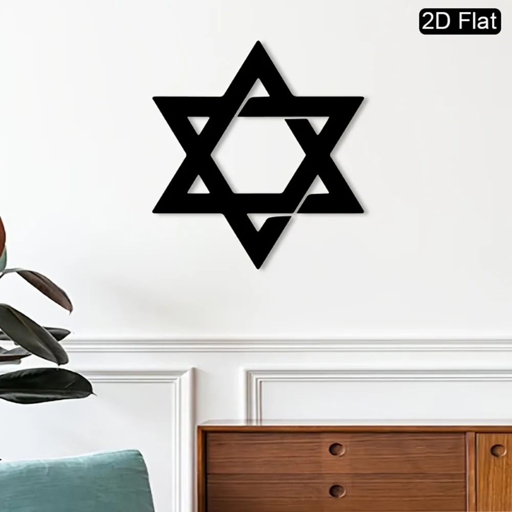 CIFBUY 鉄製ウォールアート ダビデの星 メタル彫刻 壁 - Home Decor のレビューと価格