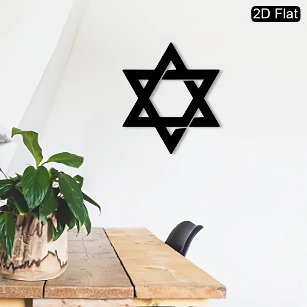 CIFBUY 鉄製ウォールアート ダビデの星 メタル彫刻 壁 - Home Decor のレビューと価格