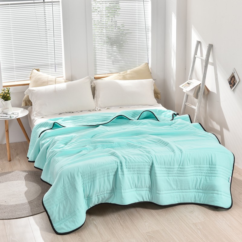 涼感サマーブランケット 無地 薄手キルト 軽量掛け布団 暑が - Cooling Blanket Hot Sleepers のレビューと価格