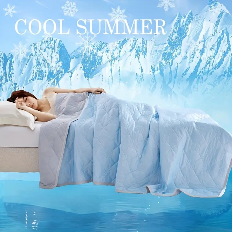 大型冷却ブランケット1枚、両面使用可能、柔らかく軽量な夏用寝 - Cooling Blanket Hot Sleepers のレビューと価格