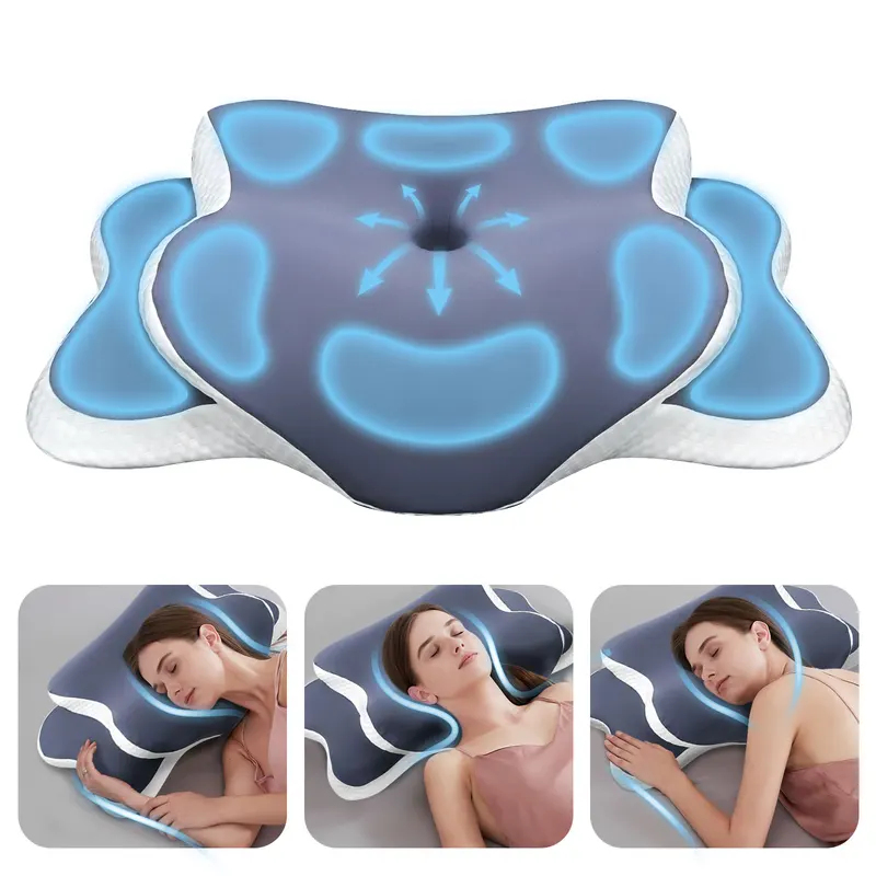 低反発枕 頸椎枕 首の痛み緩和 輪郭形状記憶枕 人間工学に基 - Memory Foam Orthopedic Pillow Neck Pain のレビューと価格