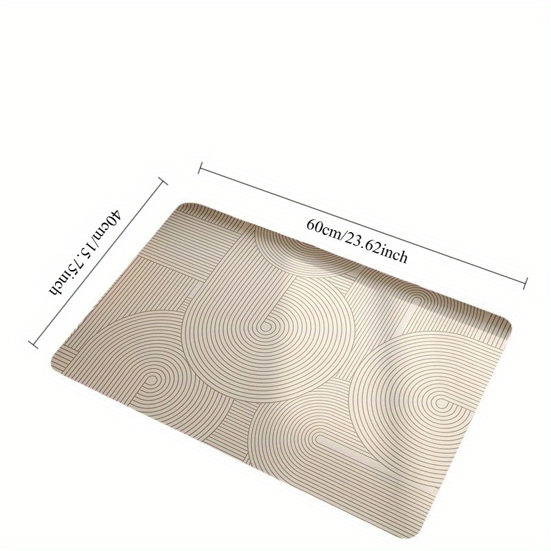 速乾性珪藻土バスマット 超吸収性 滑り止め加工 浴室 キッチ - Quick Dry Diatomite Bath Mat のレビューと価格