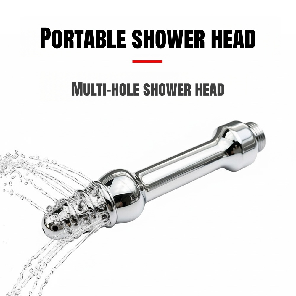 ポータブル調整可能なステンレス鋼シャワーヘッド高圧節水降雨ハ - High Pressure Shower Head Handheld のレビューと価格