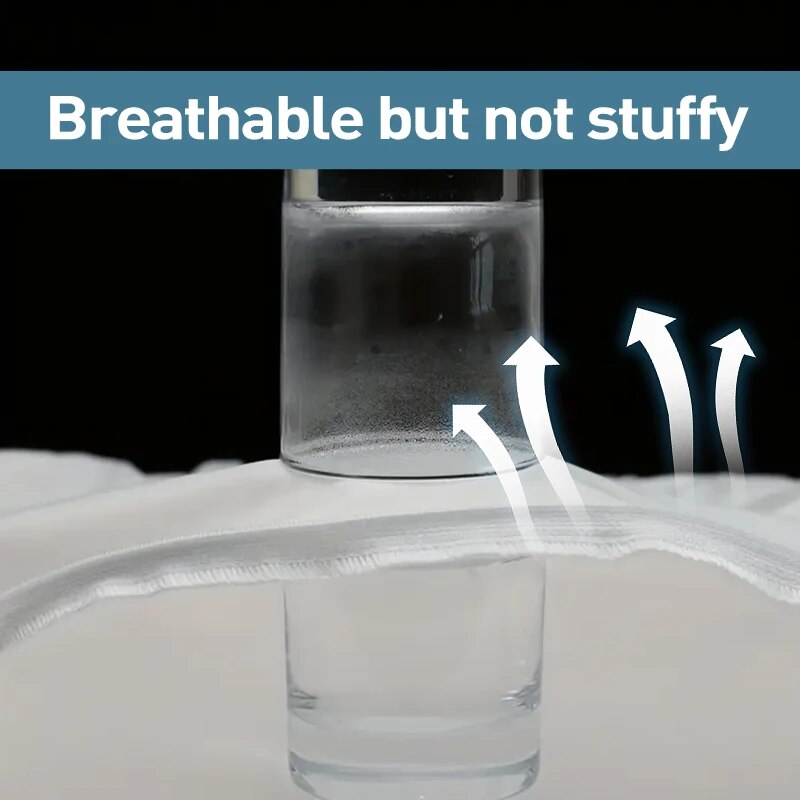 フィットシートベッドカバー,単色マットレスプロテクター,ベッ - Waterproof Mattress Protector Breathable のレビューと価格