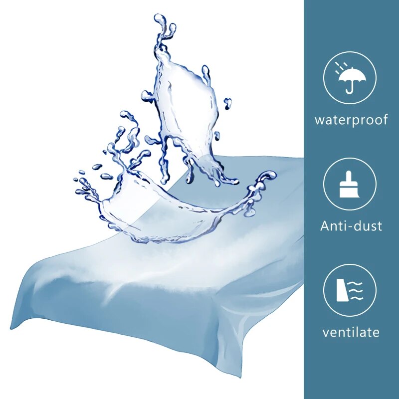 フィットシートベッドカバー,単色マットレスプロテクター,ベッ - Waterproof Mattress Protector Breathable のレビューと価格