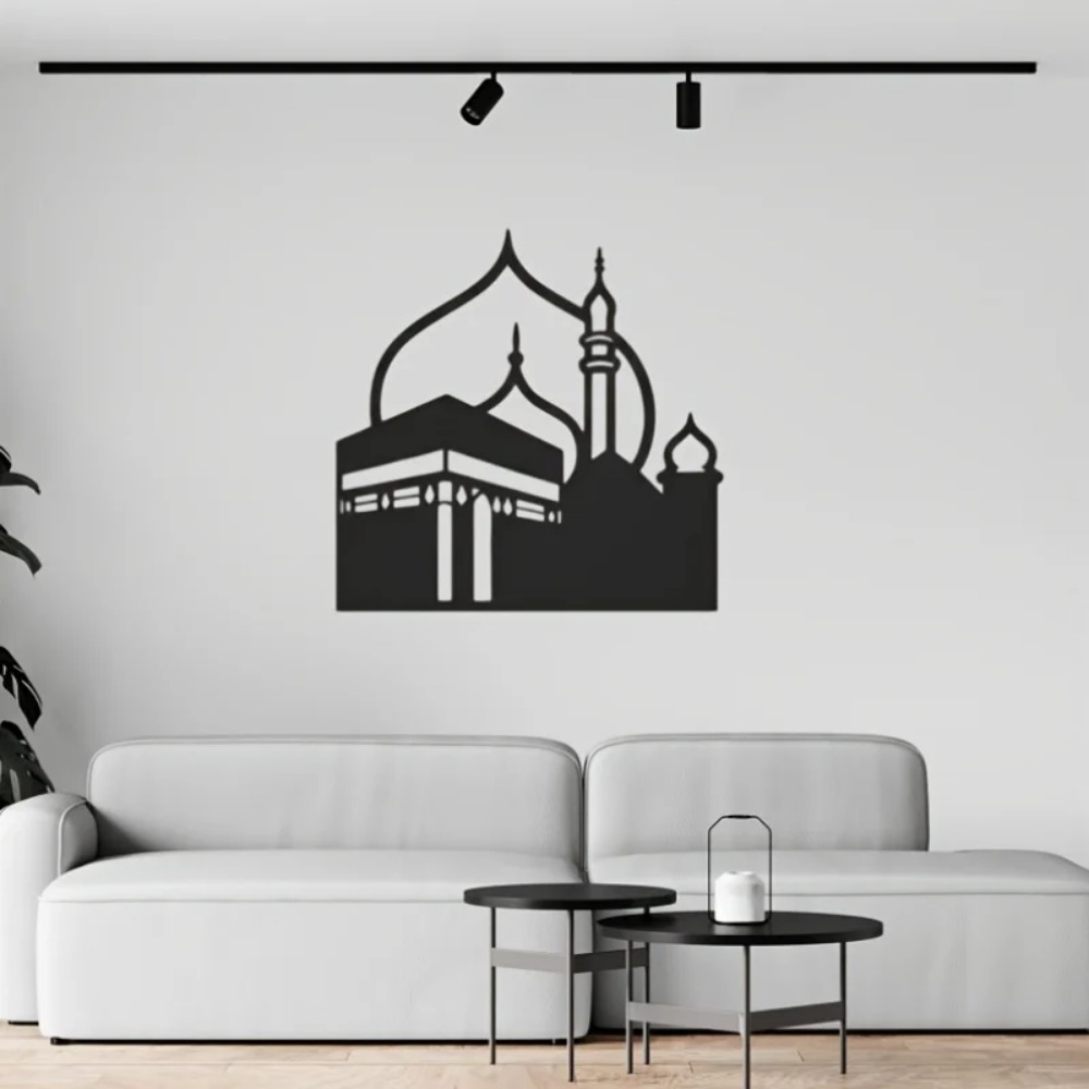 CIFBUY 鉄製ウォールアート モダンイスラム メッカカー - Home Decor のレビューと価格