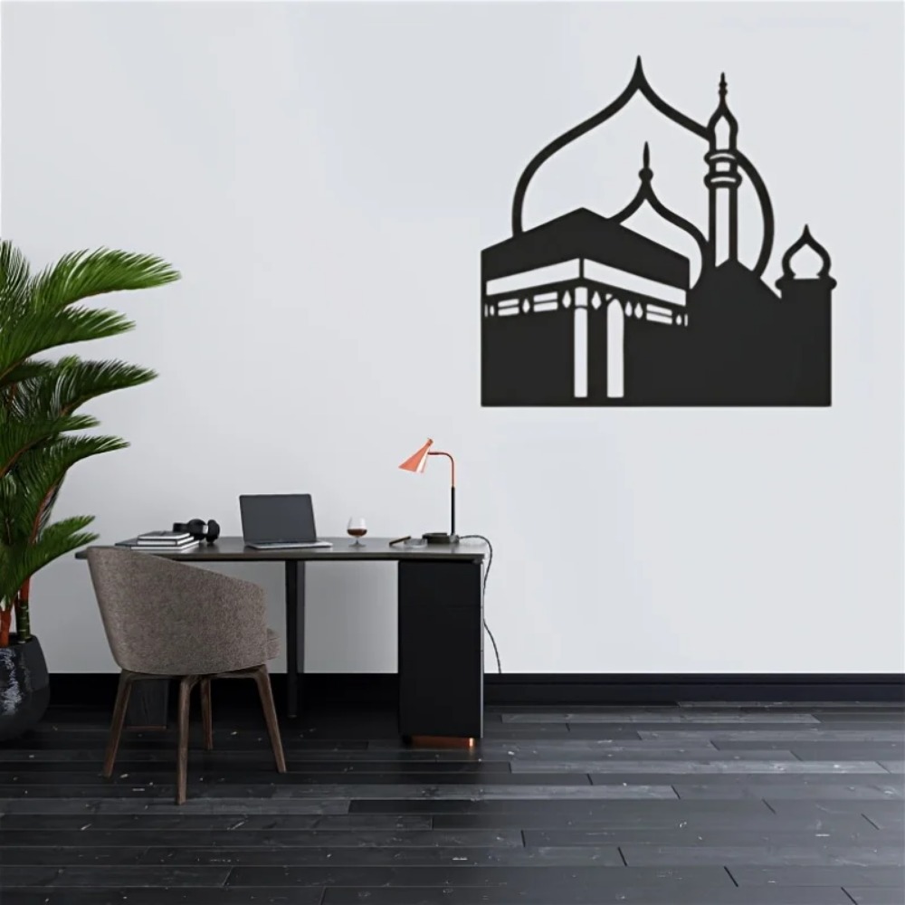 CIFBUY 鉄製ウォールアート モダンイスラム メッカカー - Home Decor のレビューと価格