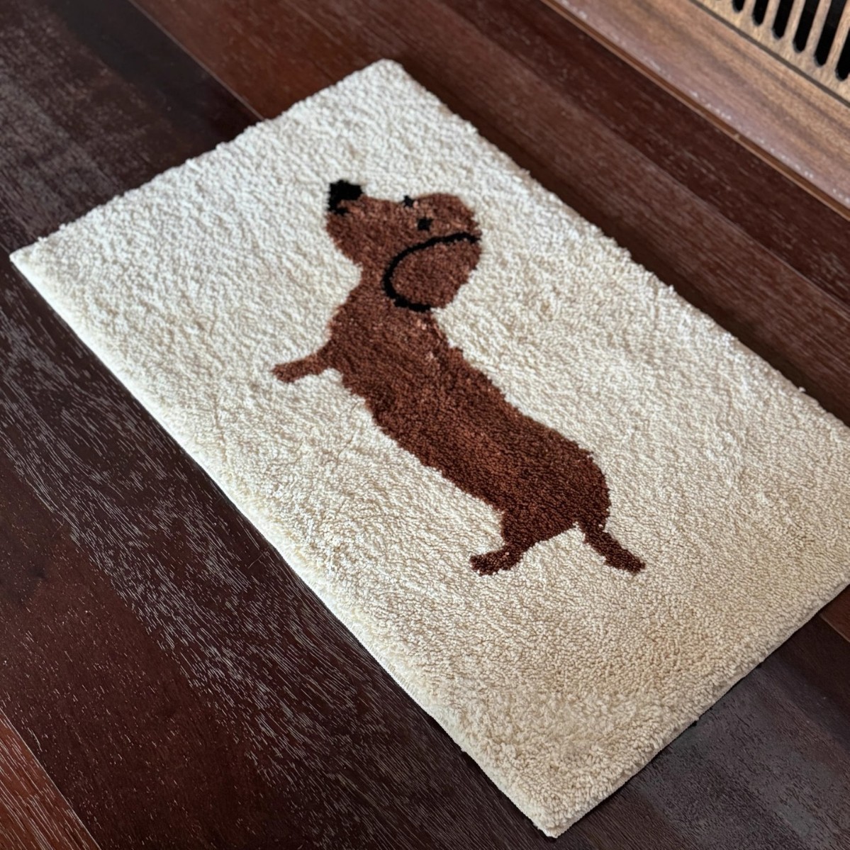 VIKAMA ダックスフントプリントバスマット滑り止め吸水速 - Quick Dry Diatomite Bath Mat のレビューと価格